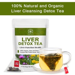 28 Tea Bags Liver,Kidney & Pancrea Herbal Compound Detox Cleanse Herbal Tea