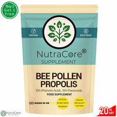 Bee Pollen Propolis Capsules 600mg-(10% Phenolic Acids, 15% Flavonoid)-90Capsule