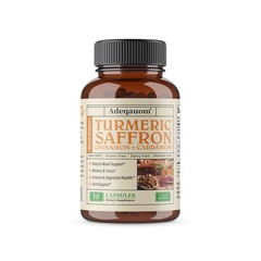 920mg Turmeric Saffron Natural Supplement Non-GMO Gluten Free 30/60/120 Capsules