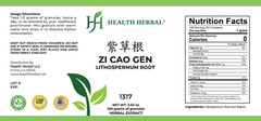 Health Herbal-Zi Cao Gen/Gromwell Root 100 Grams/Bottle