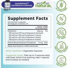 Magnesium Complex GlycinateTaurateMalateOrotate Vitamin B6 All Natural