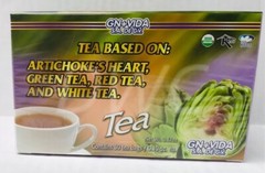 10 PACK Te de Alcachofa Detox Tea GN+Vida ORIGINAL Artichoke Green Tea and More