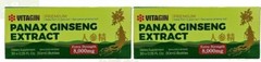 Red PANAX Ginseng Extract 12 years old Roots 8000 Mg Premium 2 Box of 60 Bottles