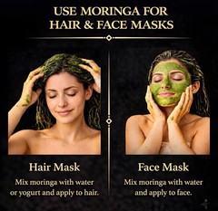 Premium Organic Moringa Leaf Powder | 100% Pure Natural Superfood