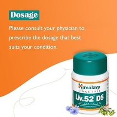 Liv 52 D$ (Pack of 5 Bottles) EXP 2027 Free shipping.