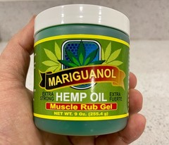 Hemp Oil Muscle Rub Gel 9 Oz EXTRA STRONG FORMULA SHIPS FREE!