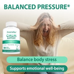 Calm Support Soothing Stress Support Supplement | 30/60/120 Veggie Caps