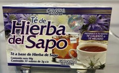 Té De Hierba Del Sapo 30 Sobres Bags Tea Filtrado