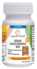 ORGANIC Coleus Forskohlii Root Capsules Pure & High