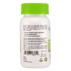 Panax Ginseng Gikgo Biloba & Gotu Kola Centella Capsules Cognitive Energy Memory