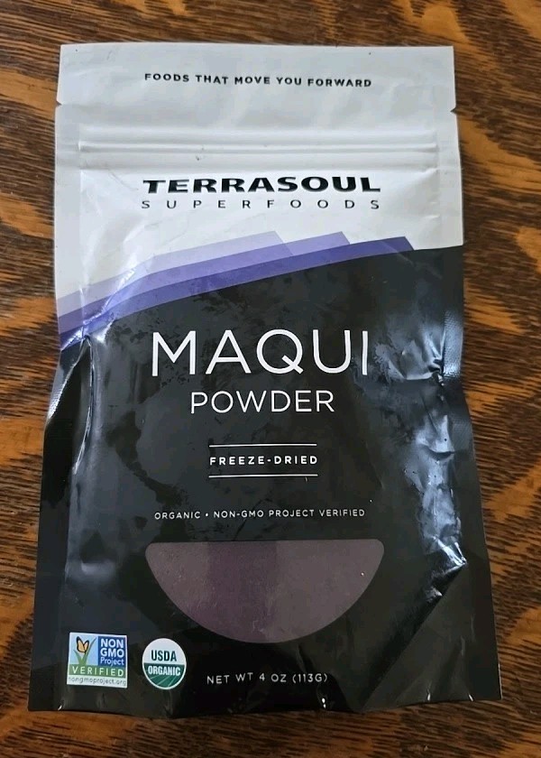 TERRASOUL Superfoods Organic MAQUI Powder Freeze-dried 4 oz – NEW 12/2026
