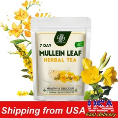 100% Natural Mullein Leaf Herbal Tea For Lung Cleansing Relief Cough Metabolism