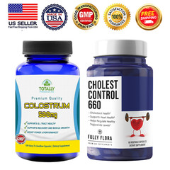 Colostrum 500mg Muscle Support & Cholesterol Control 660 Heart Health Supplement