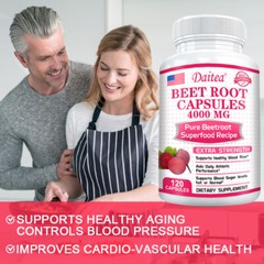 Beet Root Capsules Nitric Oxide for Heart Health, Improve Performance