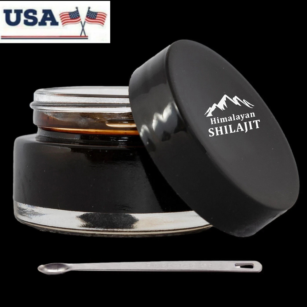 Pure 100% Himalayan Shilajit, Soft Resin, Organic, Extremely Potent, Fulvic Acid