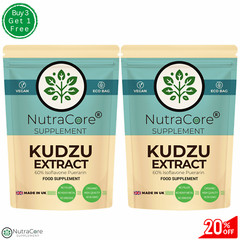KUDZU Root Extract Capsules 6000mg-(60% Isoflavone Puerarin)-HANGOVER Support