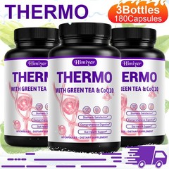 3 Bottles Himiyer Thermo with Green Tea & CoQ10, 180 Capsules