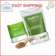 Purity Natural Beauty Certified Organic He Shou Wu – Large 5oz Bag of 30:1 Conce