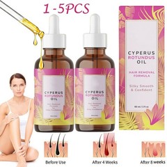 fresh Cyperus Rotundus Oil – 60ml Natural Cyperus Rotundus Oil For Hair Removal