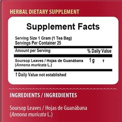 Graviola 40g Guanabana Loose Leaf Herbal Tea from Peru