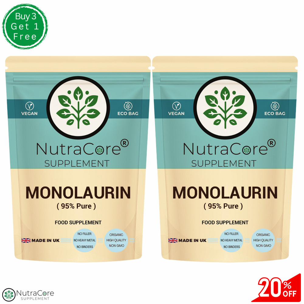 Monolaurin Capsule-700mg-Boost Immune, Skin Care&Anti-inflammation,Vegan-180Caps