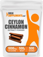 BulkSupplements Cinnamon Bark Extract Powder – 1g Per Serving
