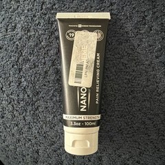NANOXTREME Pain Relief Cream Topical for Muscle Joint Nerve 3.3oz Sealed Exp9/26