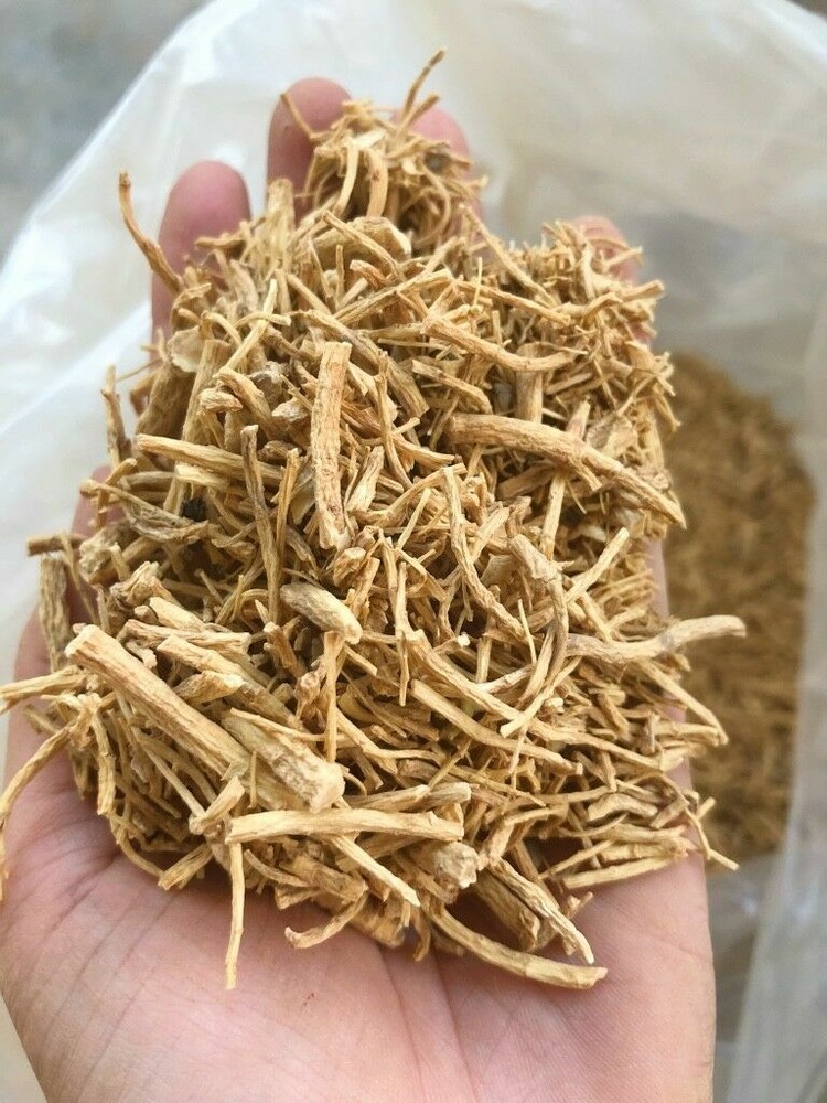 8-16oz American Wisconsin Dry Ginseng Tail Fiber Root+Prong US Seller 威州野山参须