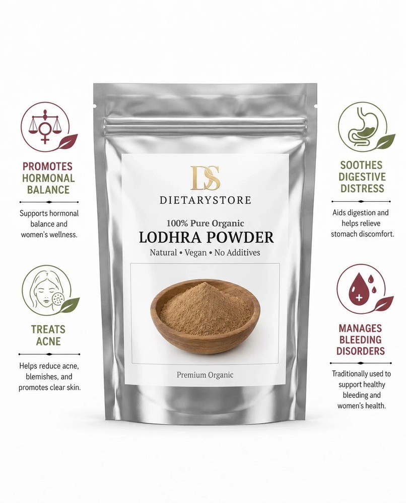 Lodhra Bark Powder Herbal Natural Traditional Plant Powder 100% Pure