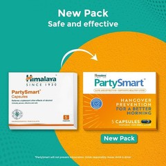 Himalaya Party Smart Capsules 50 CAPSULE, Hangover Free Morning