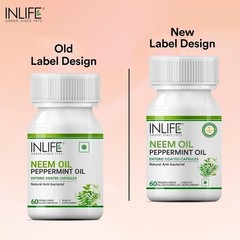 INLIFE Neem Oil 350mg with Peppermint Oil 150mg – 60N T430