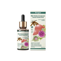 Googeer 30ml Cordyceps Sinensis Herbal Drops Milk Thistle Energy Support