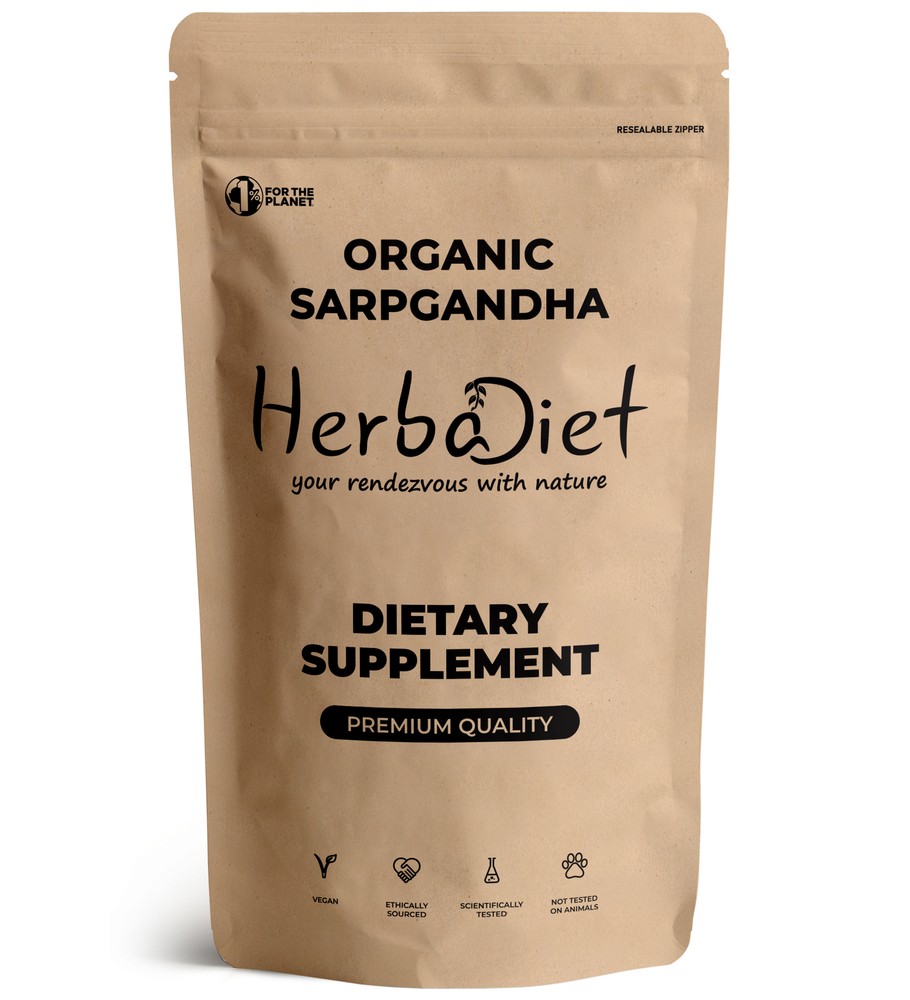 Organic Sarpgandha Root Powder Indian Snakeroot Rauwolfia Serpentina Insomnia