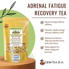 ADRENAL TEA -A true adrenal formula to replace coffee without caffeine by Khabir