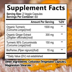 Turmeric 95% curcumin 1950mg extract Turmeric black pepper antioxidant best