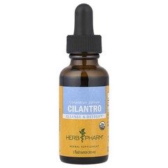 Herb Pharm Cilantro Whole Leaf 1 fl oz 30 ml Gluten-Free, Organic