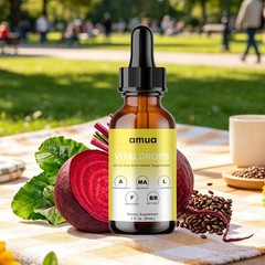 AMUA Vital Drops Organic Herbal Liquid Supports Healthy Weight 60ml