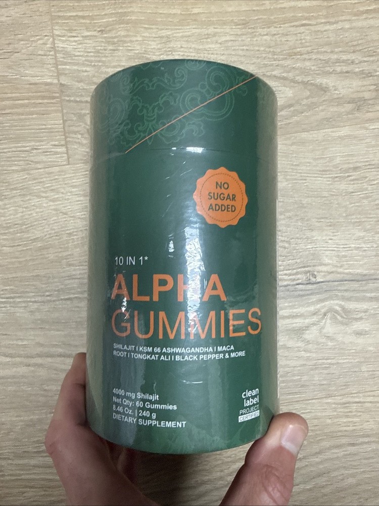 True Alpha Gummies 10 In 1 For Men | 4000mg Himalayan Alpha Shilajit Gummies