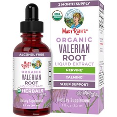 Organic Valerian Root Liquid Drops – 2 Month Supply, Sugar Free, Sleep Support,