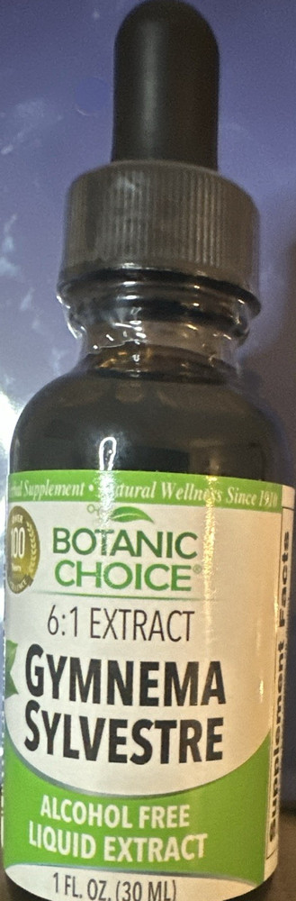 Botanic Choice Gymnema Sylvestre 6:1 Alcohol Free Liquid Extract 1 fl oz