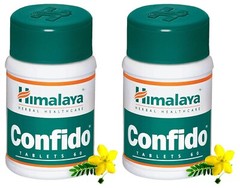 2 packs X Himalaya Confido Tablets (60tab) Tablets combo pack/ free shipping .