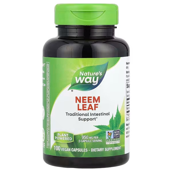 NEW Nature’s Way – Neem Leaf – 950 mg per Serving – 100 Capsules