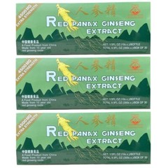 3 Box Red Panax Ginseng Extract Extra Strength 15 Years Old Roots (30 Bottles)