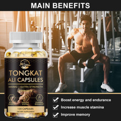 Male Enhancement Stamina Pills Performance Enhancer Men Supplement 120 Capsules