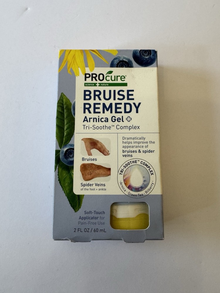 Procure Science&Nature Bruise Remedy Gel Plus Natural Arnica Montana 2 FLOZ 60ML