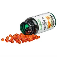 Siberian Sea Buckthorn Oil 200 Caps Cold Pressed Unrefined Wild Harvested