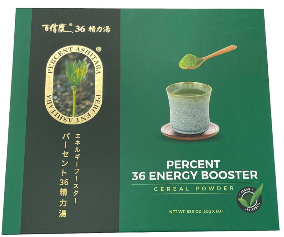 Ashitaba Percent 36 Energy Booster Cereal Powder (30 g x 60 bags)