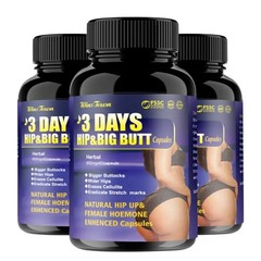 3 Days Hip & Big Butt Herbal 600mg×60 Capsules
