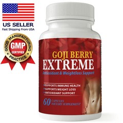 Goji Berry Capsules Support Antioxidant Immune Weight Loss Pills Free Shipping