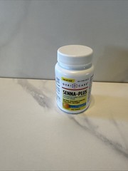 GeriCare Senna-Plus Natural Laxative with Stool Softener 200 Tablets Exp 05/2027